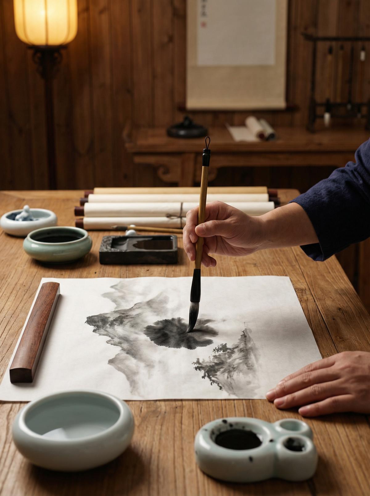 糖心Vlog 糖心Vlog：水墨雅集国画入门视频教程 - www.cbqkqdw.cn